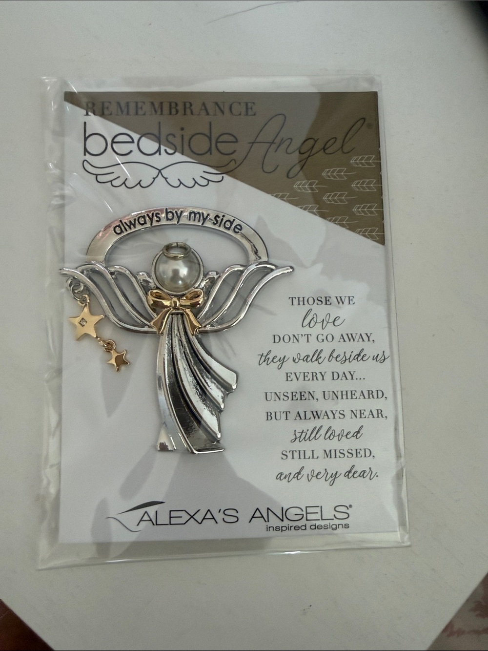 Alexa's Angels Silver Angel Charm - Silver Accent